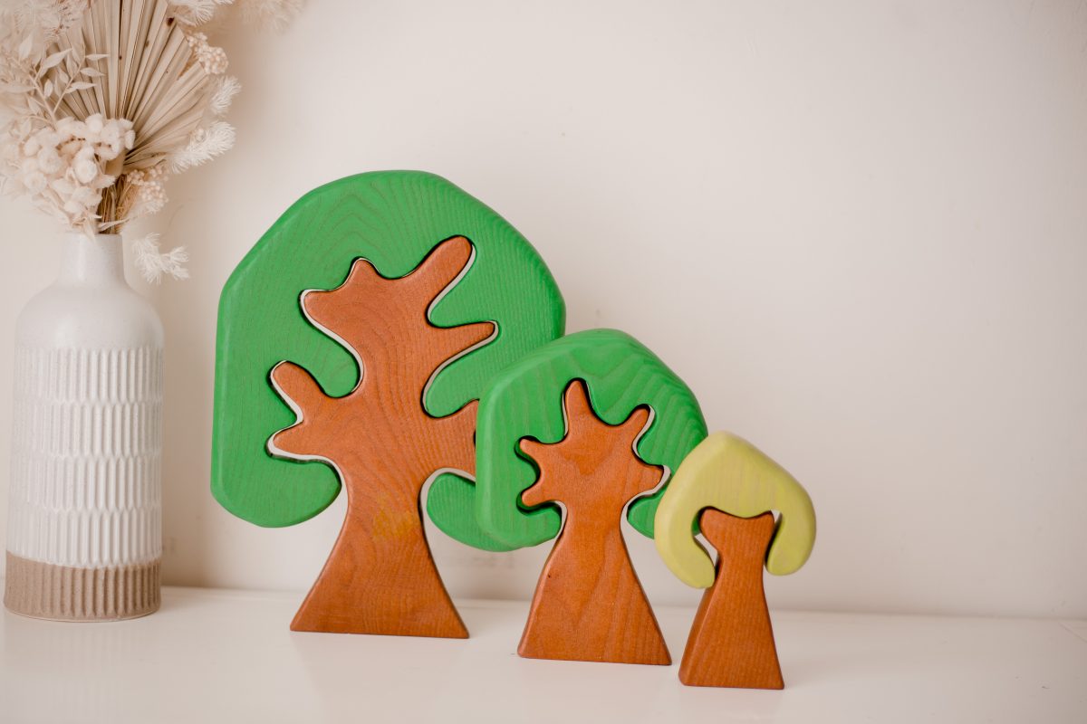 Wooden Trees Waldorf Montessori Creative Play