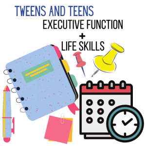 Executive Functioning and Life Skills Bundle For Tweens and Teens