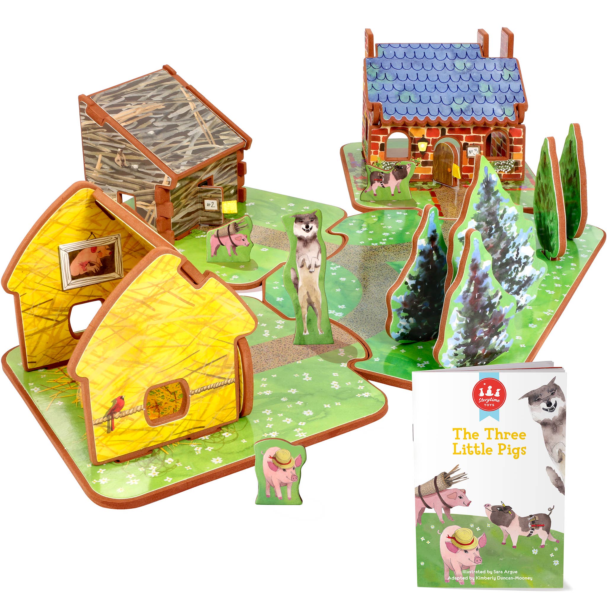Thre Little Pigs Book and Play Set Product Image