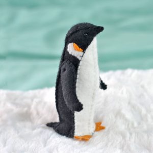 sewing kit penguin handwork for kids