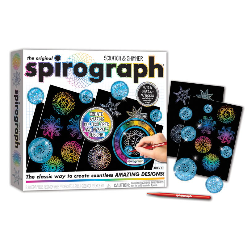 spirograph scratch and shimmer