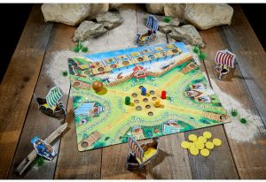 valley of the vikings educational board game small