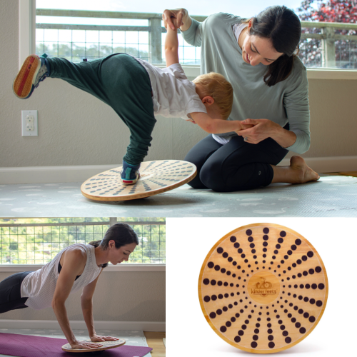 how to use balance disk with kids