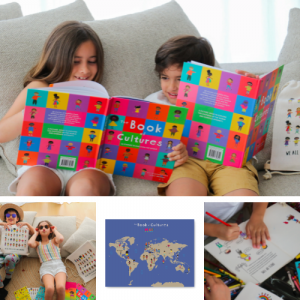 Book of Cultures for Kids activity book set