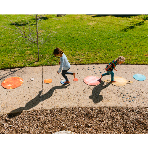 solar system planets sensory path for kids