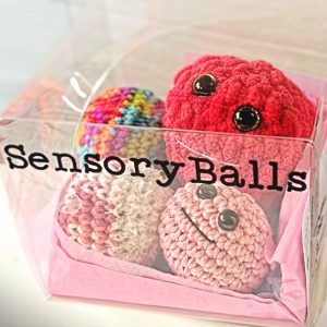 sensory balls handmade crochet
