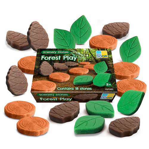 forest play stones