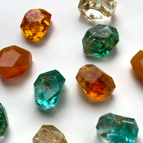 resin gems for sensory play