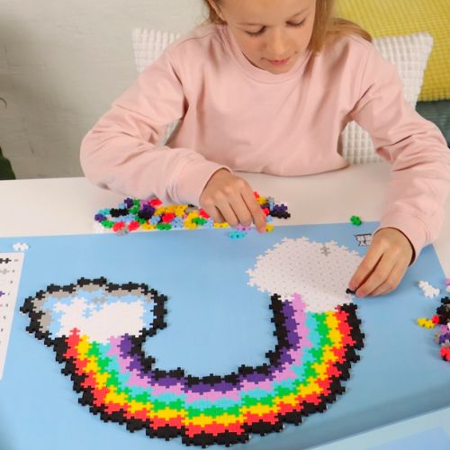 Puzzle By Number Plus Plus Rainbow Puzzle For Kids