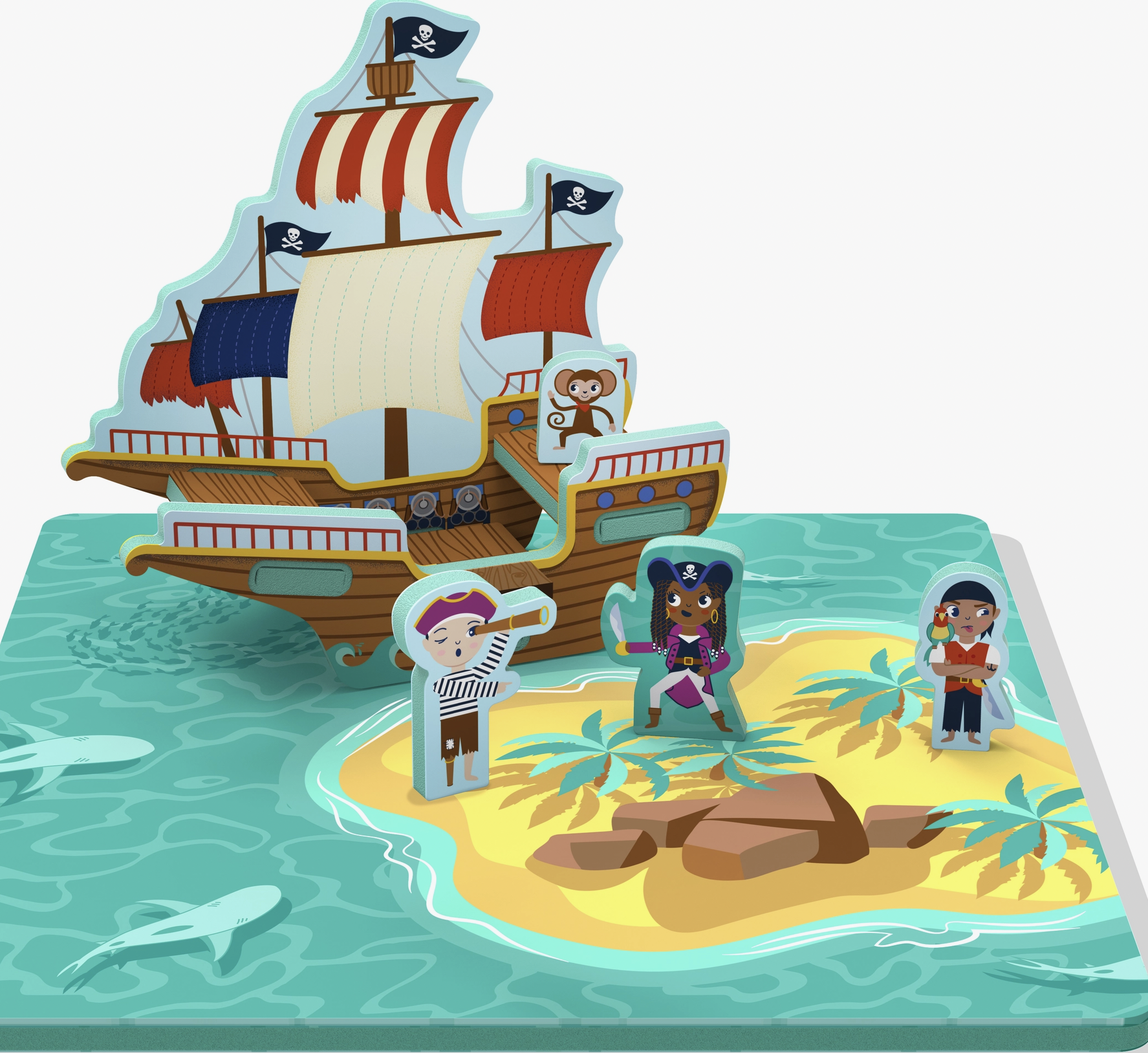 pirate puzzle 3D
