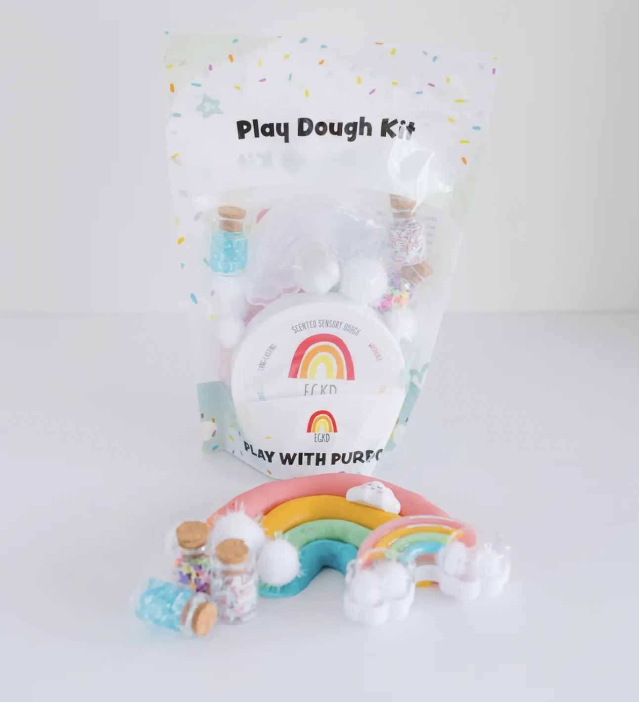 rainbow dough kit