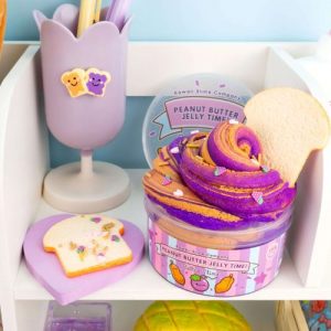 peanut butter and jelly slime