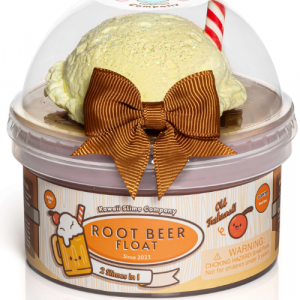 root beer float cute slime for sensory play