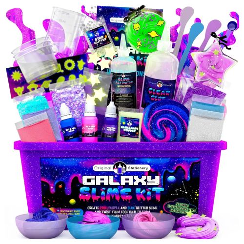Glow In The Dark Galaxy Slime Kit